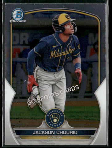 2023 Bowman Chrome Prospects Jackson Chourio #BCP-76 RC