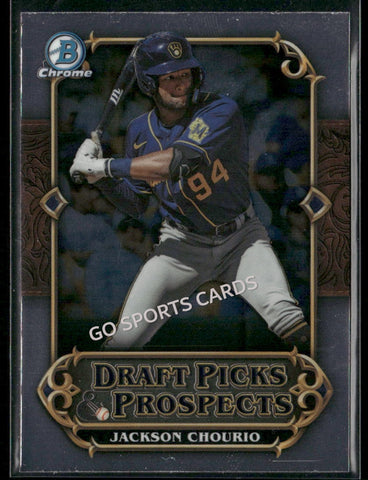 2023 Bowman Chrome Drafts Picks Prospects Jackson Chourio #DPP-13 RC