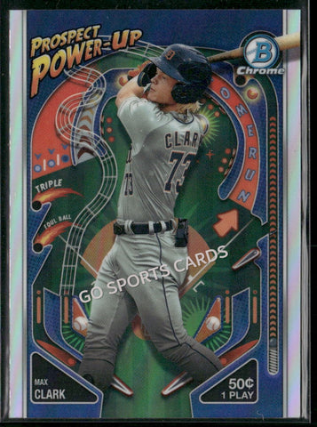 2024 Bowman Chrome Prospect Power Up Max Clark #PP-12 RC
