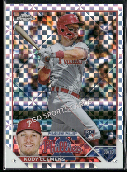 2023 Topps Chrome Kody Clemens Prism Refractor #135 RC
