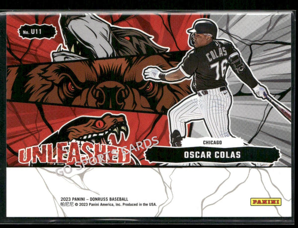 2023 Donruss Silver Unleashed /349 Oscar Colas #U11 RC