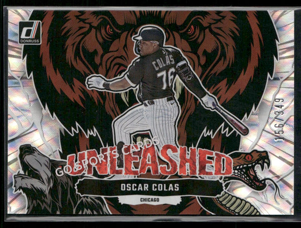 2023 Donruss Silver Unleashed /349 Oscar Colas #U11 RC