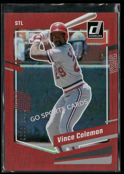 2023 Donruss Holo Red /2023 Vince Coleman #184