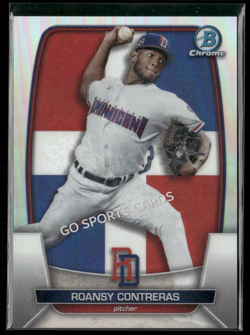 2023 Bowman Chrome World Baseball Classic Refractor /499 Roansy Contreras #WBC-30