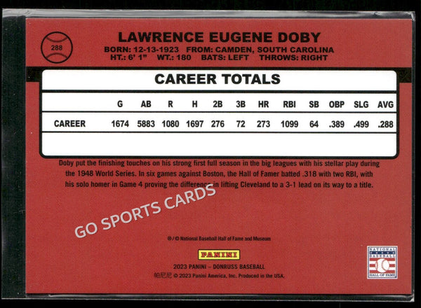 2023 Panini Donruss Retro 1990 Holo Red /2023 Larry Doby #288