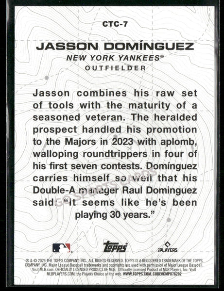 2024 Topps Series 2 City to City LGA Jasson Dominguez #CTC-7 RC