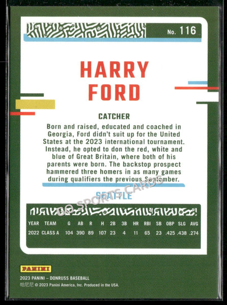 2023 Donruss Red Holo 1015 /2023 Harry Ford #116
