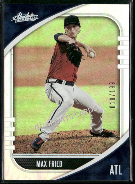 2021 Panini Absolute Baseball Holo Silver /199 Max Fried #6
