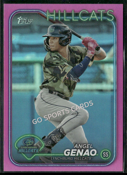 2024 Topps Pro Debut Fuchsia Foil /199 Angel Genao PD-181 RC