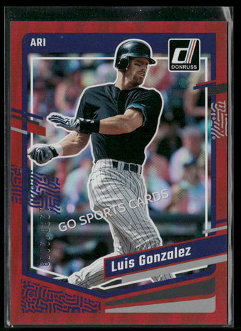 2023 Panini Donruss Red Holo /2023 Luis Gonzalez #187