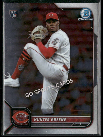 2022 Bowman Chrome Hunter Greene #95 RC