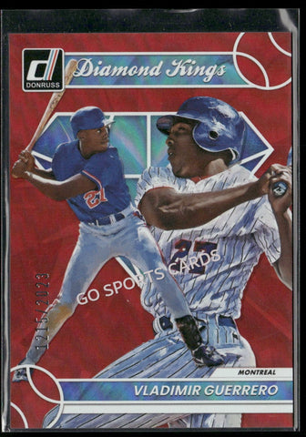 2023 Panini Donruss Diamond Kings Holo Red /2023 Vladimir Guerrero #27