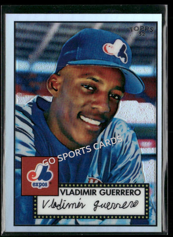 2007 Topps 52 Debut Flashbacks Chrome Refractor /552 Vladimir Guerrero