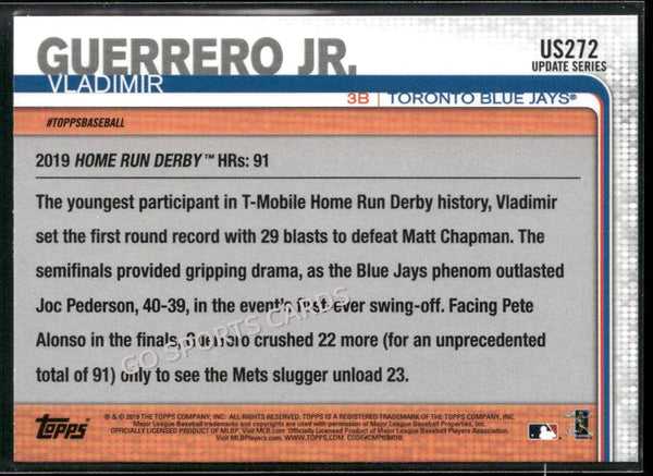 2019 Topps Update Vladimir Guerrero Jr #US272 RC