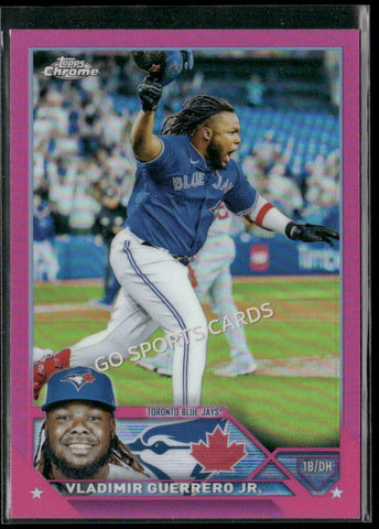 2023 Topps Chrome Pink Refractor Vladimir Guerrero Jr #50