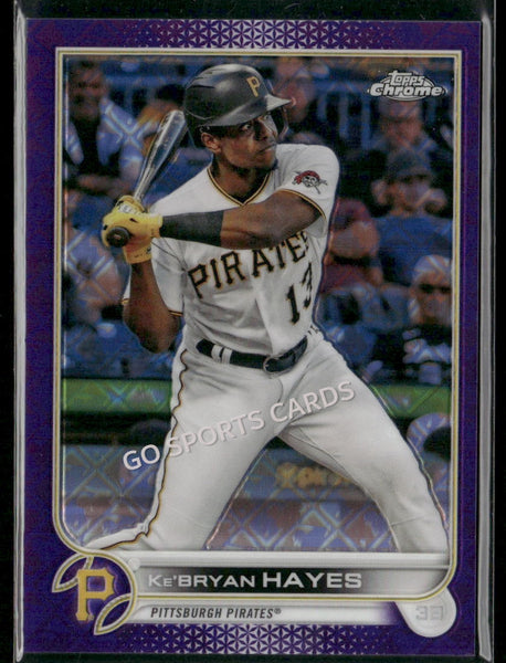 2024 Topps Chrome Logofractor Purple Refractor /250 Ke'Bryan Hayes