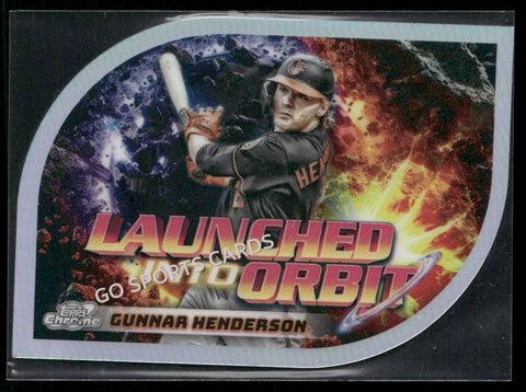 2024 Topps Cosmic Chrome Launched Into Orbit Gunnar Henderson #LIO2