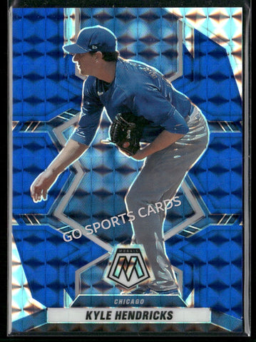 2022 Panini Mosaic Blue /99 Kyle Hendricks #24