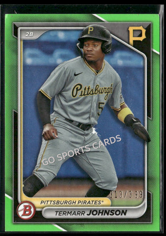 2024 Bowman Prospects Neon Green /399 Termarr Johnson #BP-24 RC