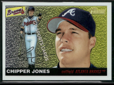 2004 Topps Heritage Chrome 202 /1955 Chipper Jones #THC12