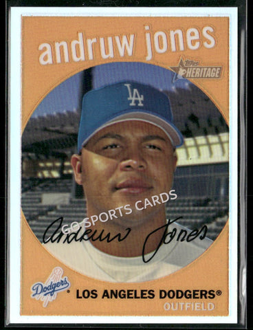 2008 Topps Heritage Chrome Refractor /559 Andruw Jones #C181