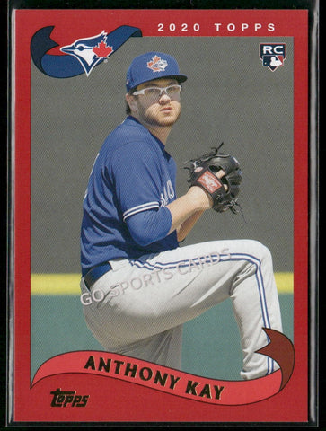 2020 Topps Archives 2002 Topps Red /75 Anthony Kay #202 RC