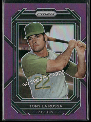 2023 Panini Prizm Purple /99 Tony La Russa #291