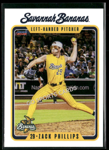 2025 Savannah Bananas Zack Phillips