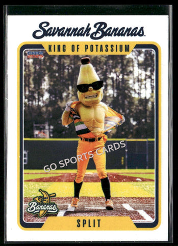2025 Savannah Bananas Split Mascot