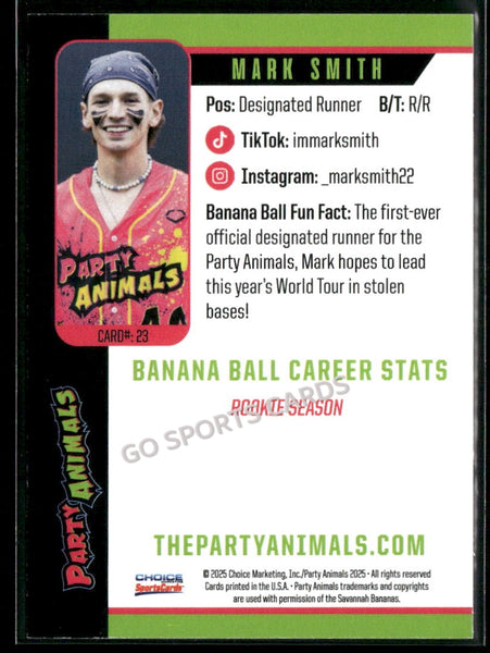 2025 Party Animals Savannah Bananas Mark Smith