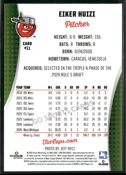 2025 Fort Wayne TinCaps Eiker Huizi