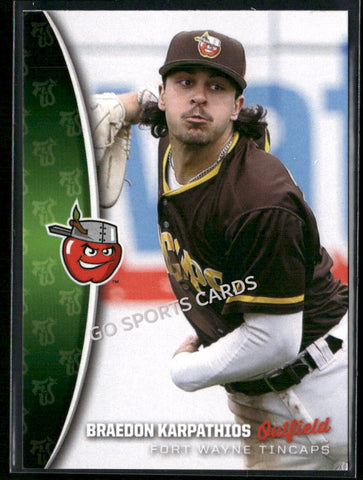 2025 Fort Wayne TinCaps Braedon Karpathios