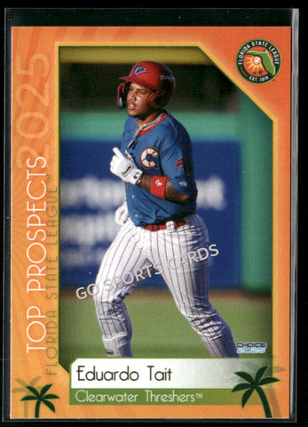2025 Florida State League Top Prospects Eduardo Tait