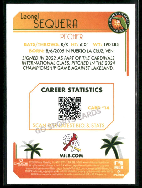 2025 Florida State League Top Prospects Leonel Sequera