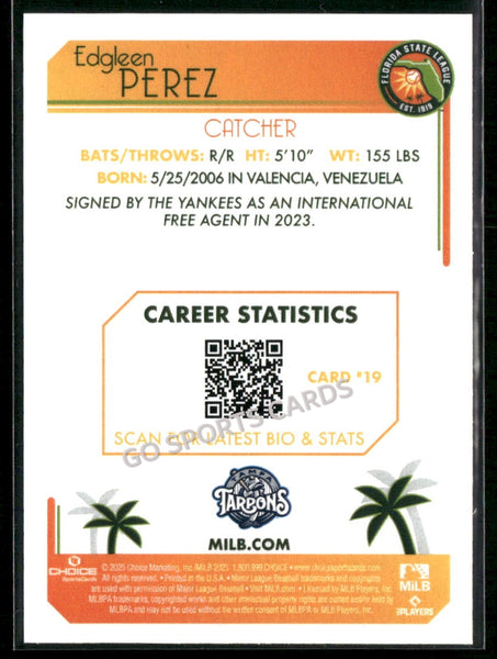 2025 Florida State League Top Prospects Edgleen Perez