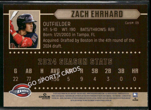 2025 Greenville Drive Zach Ehrhard