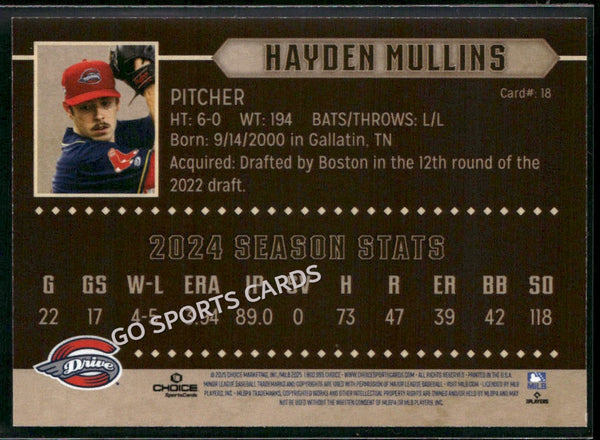 2025 Greenville Drive Hayden Mullins