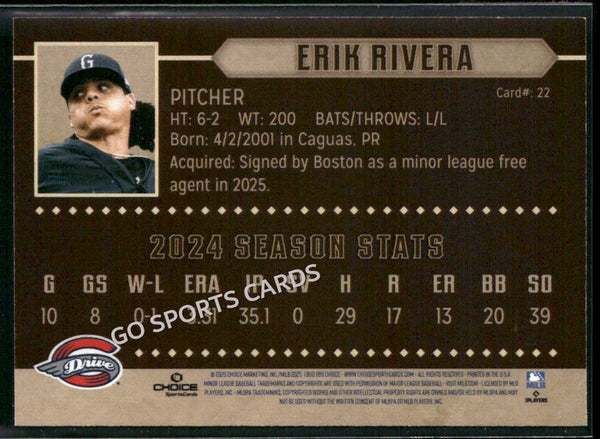 2025 Greenville Drive Erik Rivera