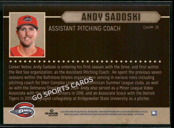 2025 Greenville Drive Andy Sadoski
