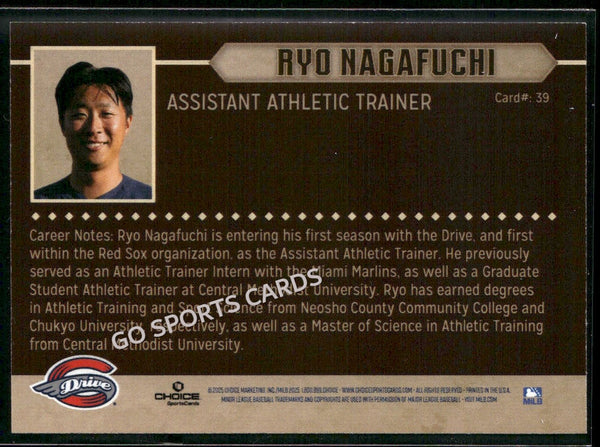 2025 Greenville Drive Ryo Nagafuchi