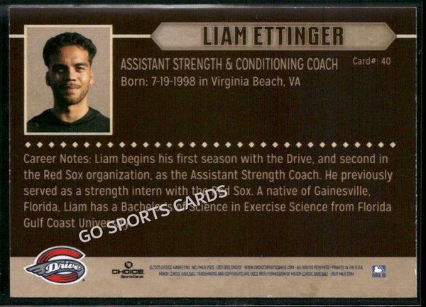2025 Greenville Drive Liam Ettinger