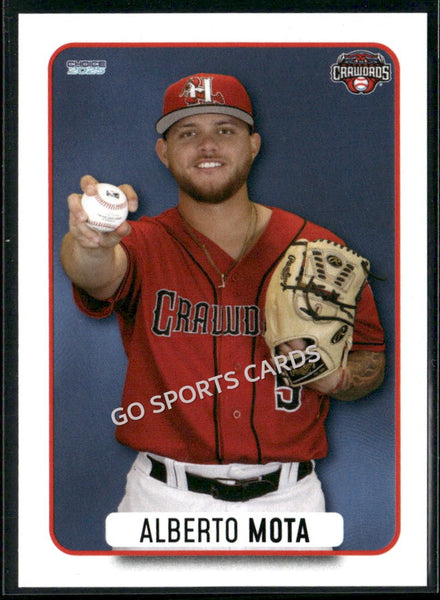 2025 Hickory Crawdads 1st Alberto Mota