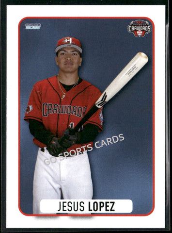 2025 Hickory Crawdads 1st Jesus Lopez