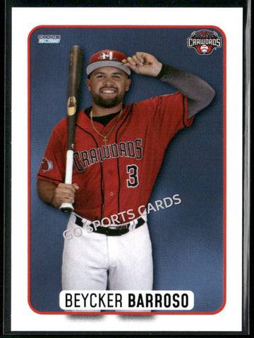 2025 Hickory Crawdads 1st Beycker Barroso
