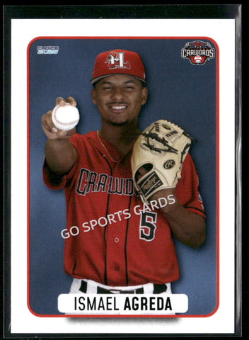 2025 Hickory Crawdads 1st Ismael Agreda
