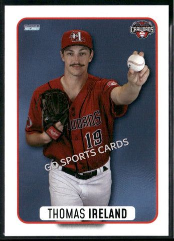 2025 Hickory Crawdads 1st Thomas Ireland