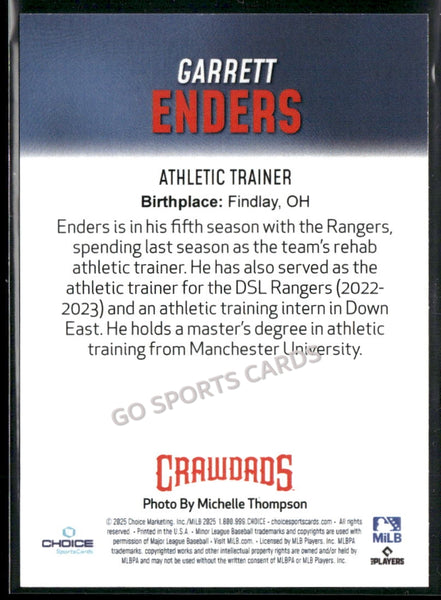 2025 Hickory Crawdads 1st Garrett Enders