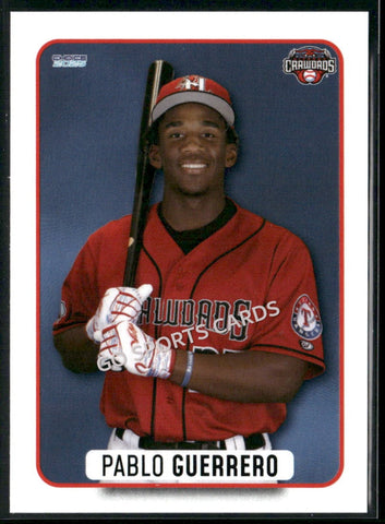 2025 Hickory Crawdads 1st Pablo Guerrero