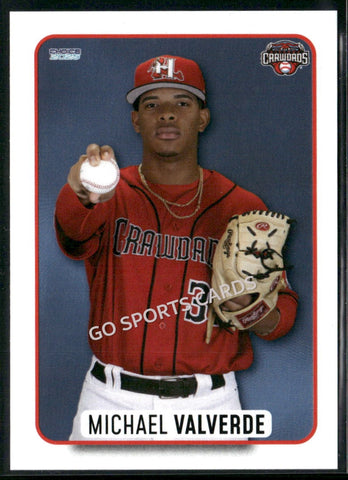 2025 Hickory Crawdads 1st Michael Valverde