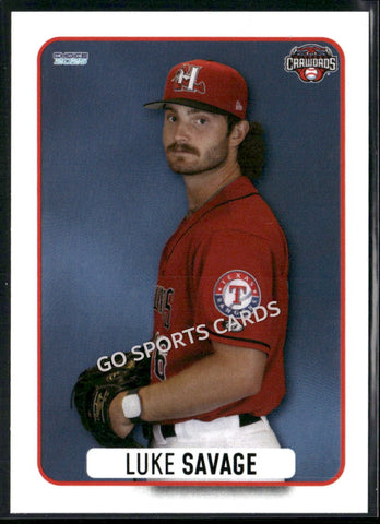 2025 Hickory Crawdads 1st Luke Savage